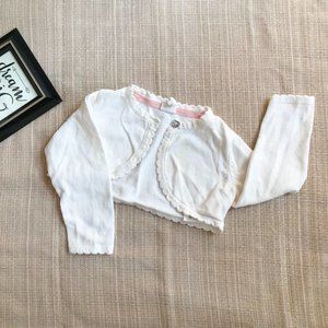 H&M Fine Knit Bolero Sweater For Baby Girls